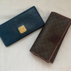 Bundle of CELINe and MCM Long Wallet
